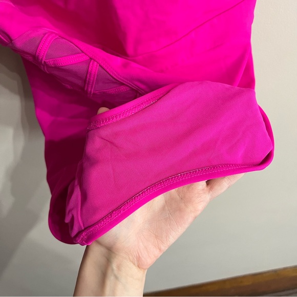 Torrid Pink Lattice One Piece Swimsuit - Picture 8 of 9